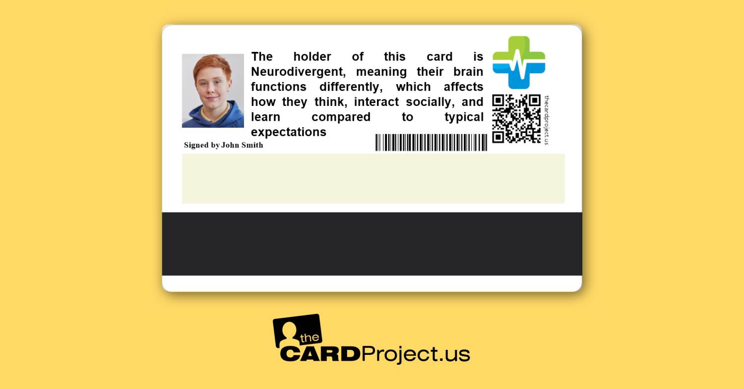 Neurodivergent Premium Medical Card (REAR)